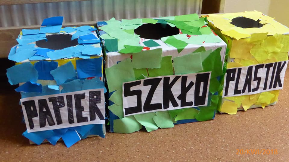 Segregowanie śmieci w przedszkolu