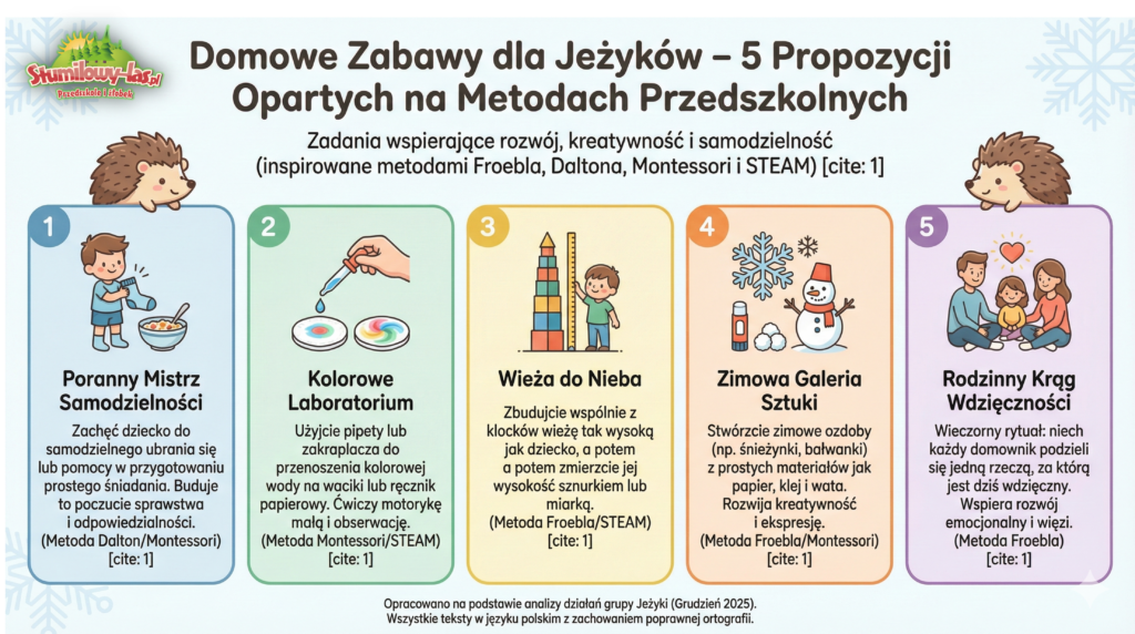 Lesni przyjaciele Jezyki grudzien